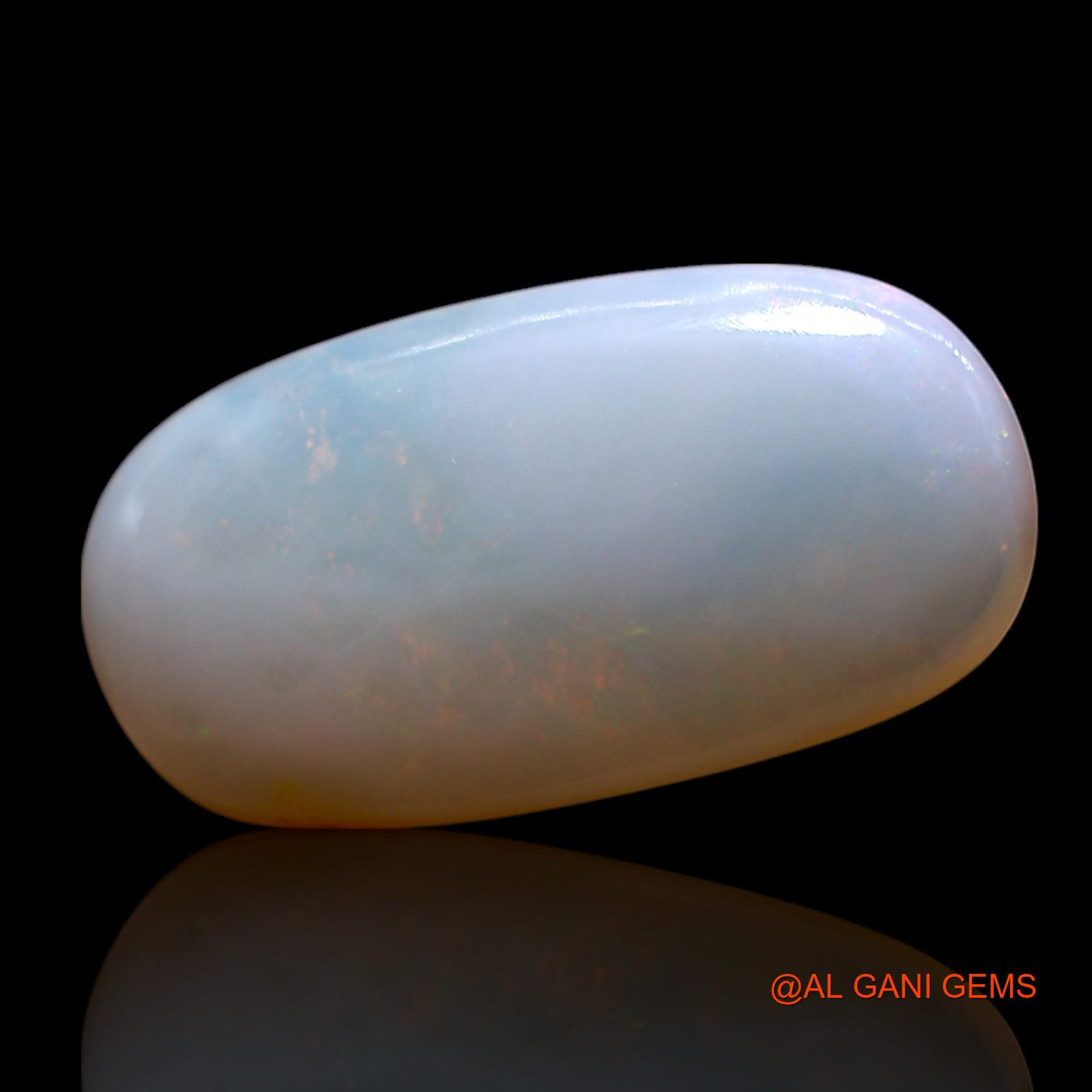 4.00 Cts Natural Australian Fire Opal Loose Gemstone Oval Cabochon 17x9x4 mm AG-561