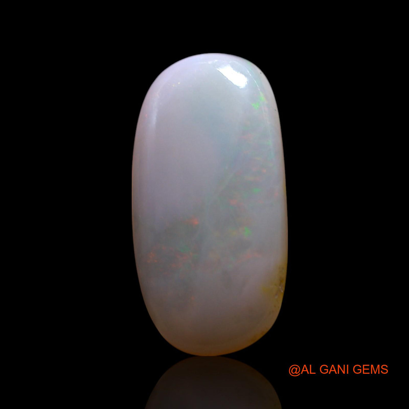 4.00 Cts Natural Australian Fire Opal Loose Gemstone Oval Cabochon 17x9x4 mm AG-561
