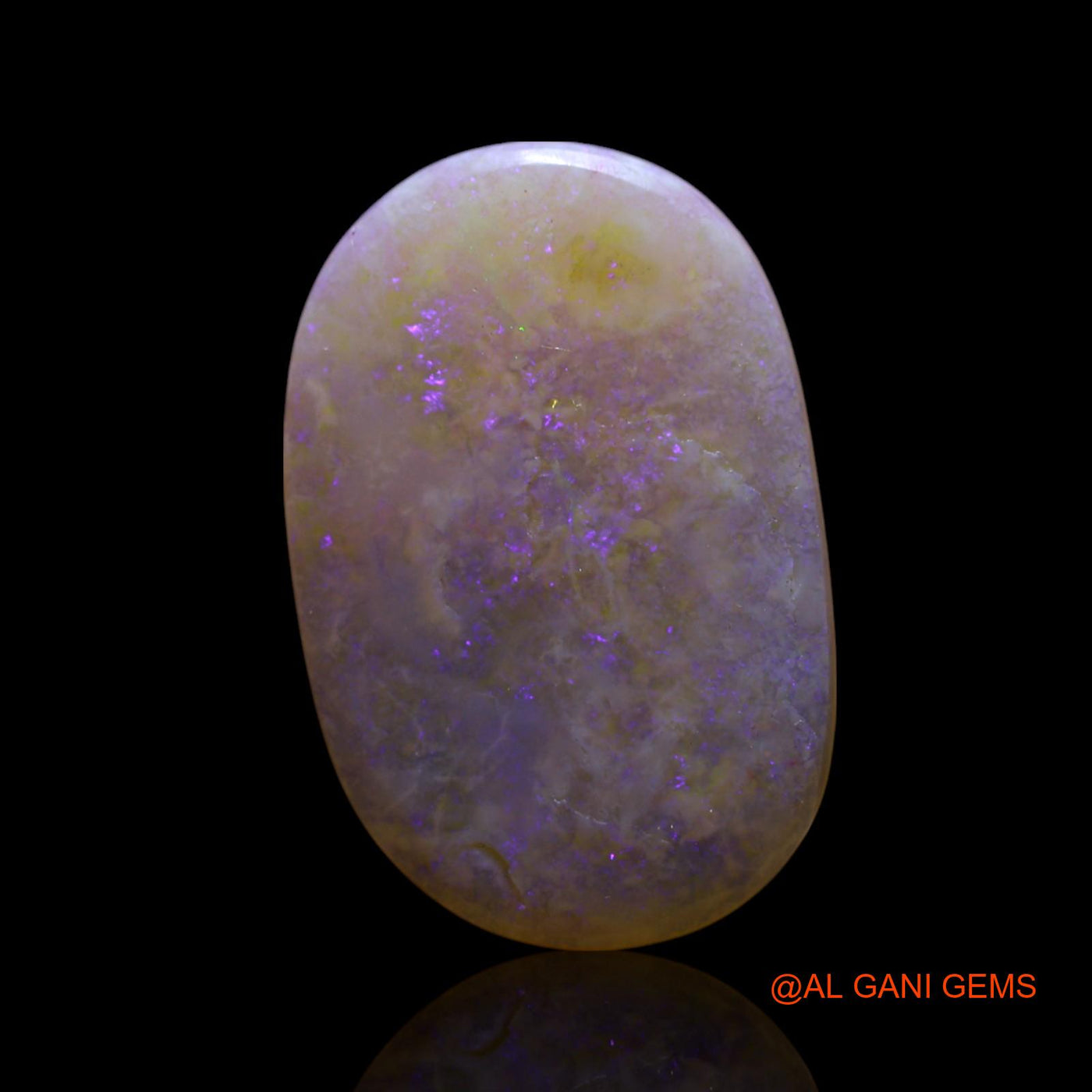 3.00 Cts Natural Australian Fire Opal Oval Cabochon Loose Gemstone For Jewelry 17x11x2 mm AG-562