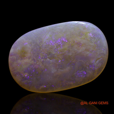 3.00 Cts Natural Australian Fire Opal Oval Cabochon Loose Gemstone For Jewelry 17x11x2 mm AG-562