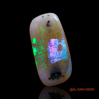 Natural Untreated Fire Opal Loose Gemstone Square Cabochon From Australia 4.00 Cts 18x9x3 mm AG-563