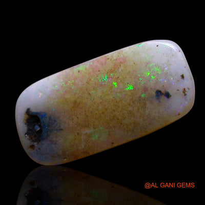 Natural Untreated Fire Opal Loose Gemstone Square Cabochon From Australia 4.00 Cts 18x9x3 mm AG-563