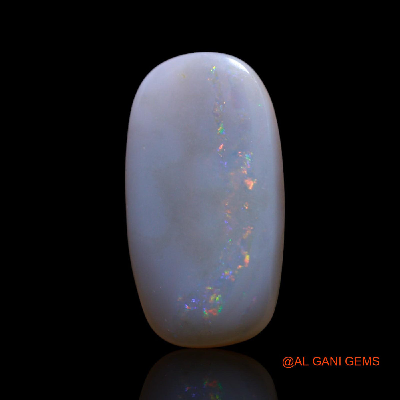 3.50 Cts Natural Australian Fire Opal Loose Gemstone Oval Cabochon 17x9x3 mm AG-564