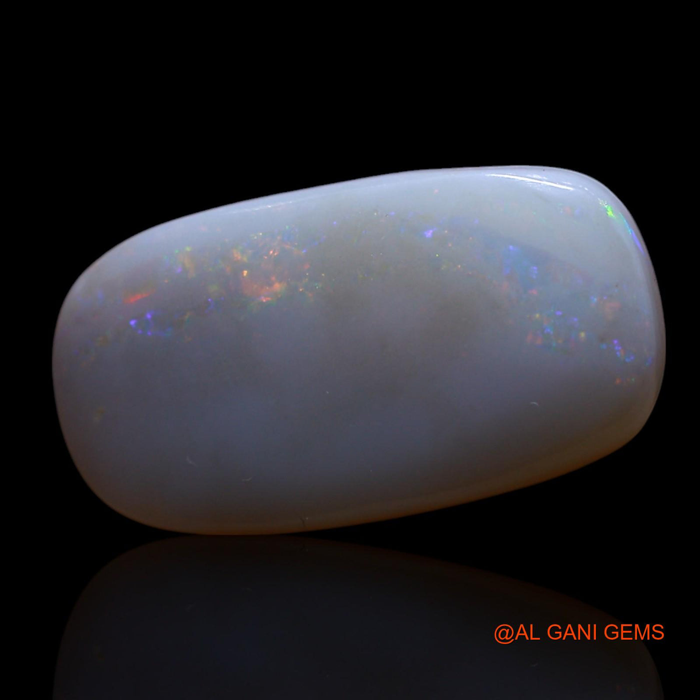 3.50 Cts Natural Australian Fire Opal Loose Gemstone Oval Cabochon 17x9x3 mm AG-564