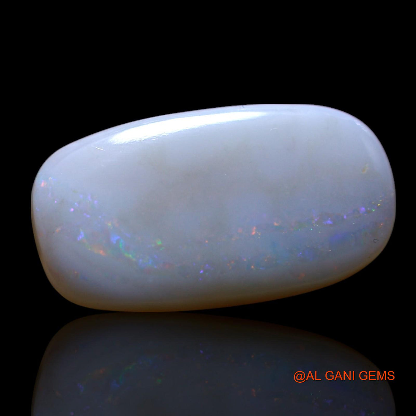 3.50 Cts Natural Australian Fire Opal Loose Gemstone Oval Cabochon 17x9x3 mm AG-564