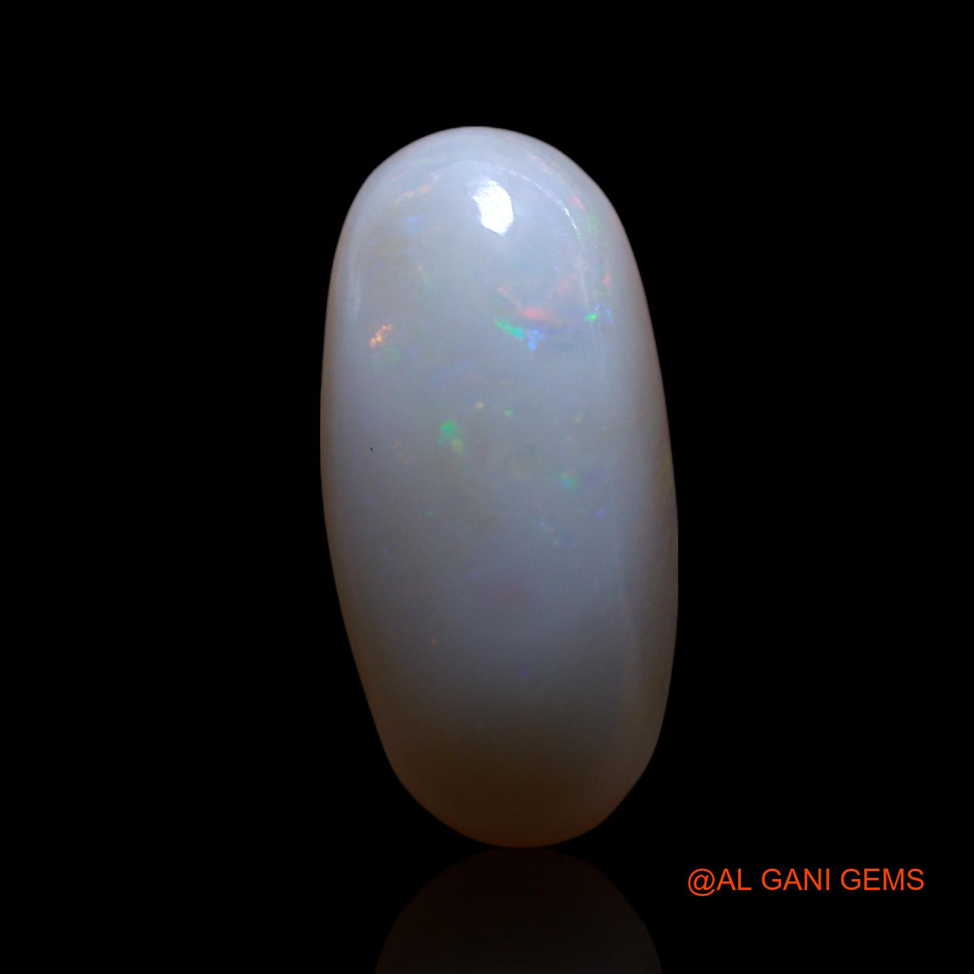 Natural Untreated Fire Opal Loose Gemstone Oval Cabochon From Australia 5.00 Cts 17x8x5 mm AG-565