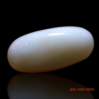 Natural Untreated Fire Opal Loose Gemstone Oval Cabochon From Australia 5.00 Cts 17x8x5 mm AG-565