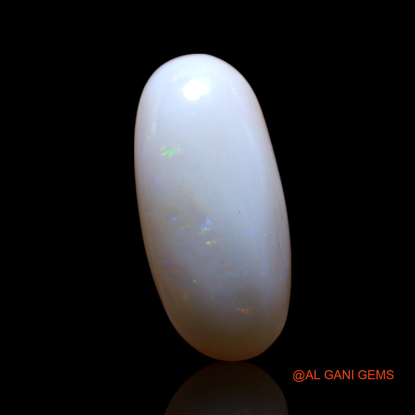 Natural Untreated Fire Opal Loose Gemstone Oval Cabochon From Australia 5.00 Cts 17x8x5 mm AG-565