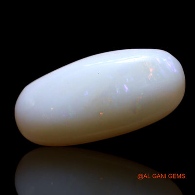 Natural Untreated Fire Opal Loose Gemstone Oval Cabochon From Australia 5.00 Cts 17x8x5 mm AG-565