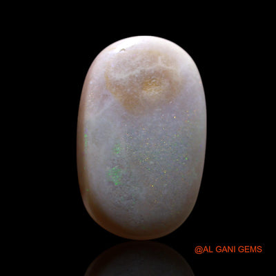 Natural Fire Opal Gemstone 6.00 Cts Loose Oval Cabochon From Australia 16x10x5 mm AG-566