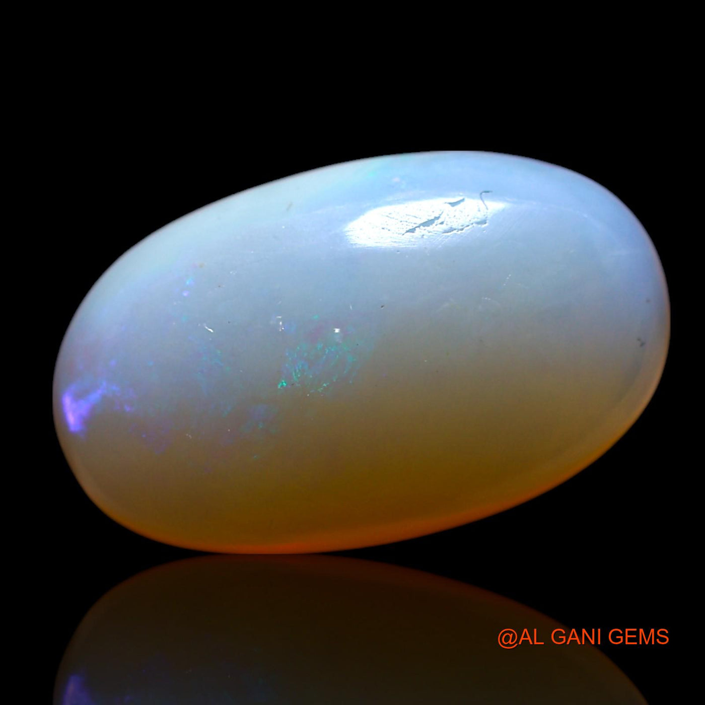 5.00 Cts Natural Australian Fire Opal Loose Gemstone Oval Cabochon 16x10x5 mm AG-569