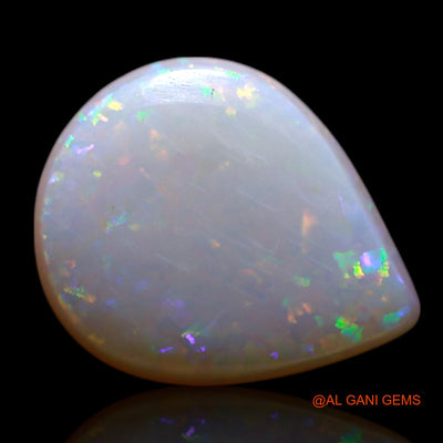 1.80 Cts Natural Australian Fire Opal Loose Gemstone Pear Cabochon 11x9x2 mm AG-56