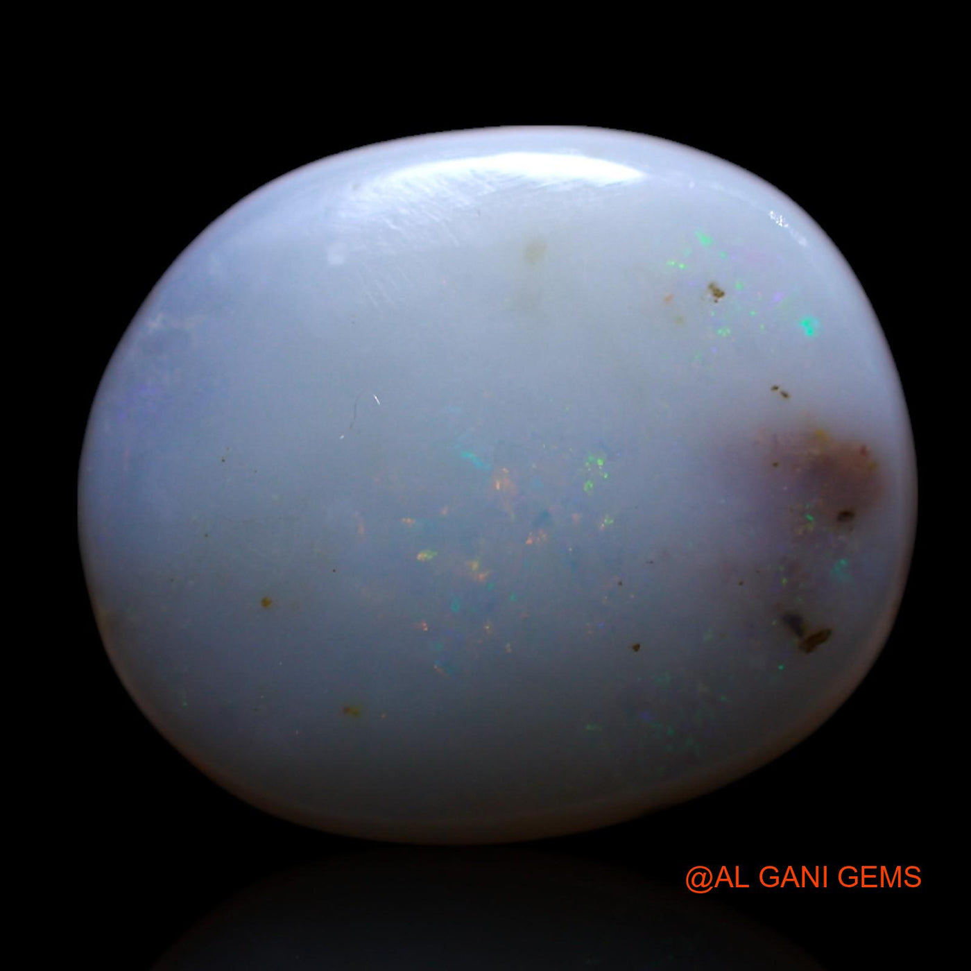 5.00 Cts Unheated Australian Fire Opal Loose Gemstone Oval Cabochon Natural 15x12x4 mm AG-570