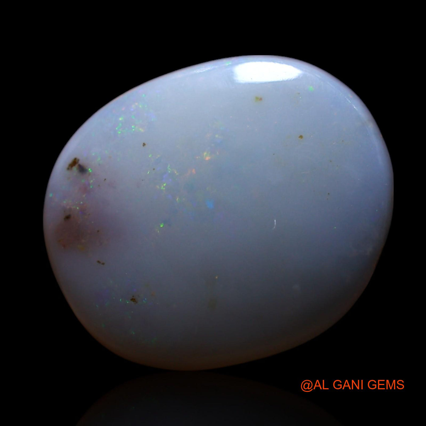 5.00 Cts Unheated Australian Fire Opal Loose Gemstone Oval Cabochon Natural 15x12x4 mm AG-570
