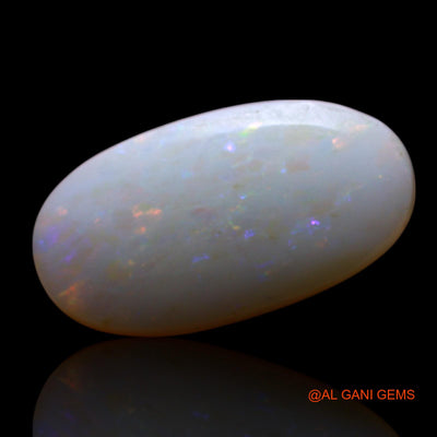Natural Untreated Fire Opal Loose Gemstone Oval Cabochon From Australia 3.50 Cts 16x8x3 mm AG-571