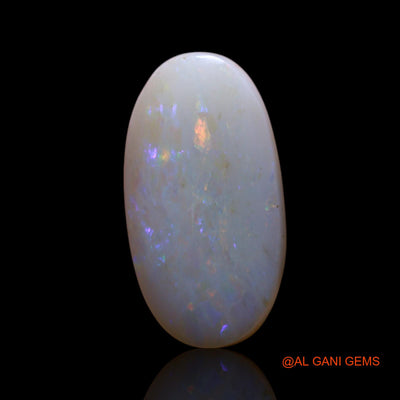 Natural Untreated Fire Opal Loose Gemstone Oval Cabochon From Australia 3.50 Cts 16x8x3 mm AG-571