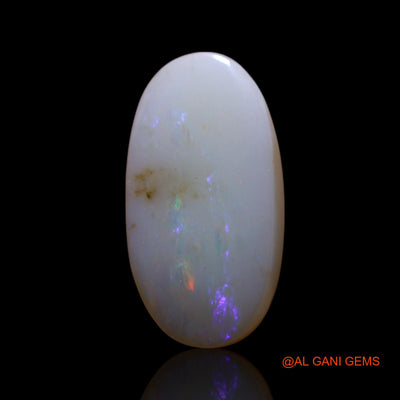 Natural Untreated Fire Opal Loose Gemstone Oval Cabochon From Australia 3.50 Cts 16x8x3 mm AG-571