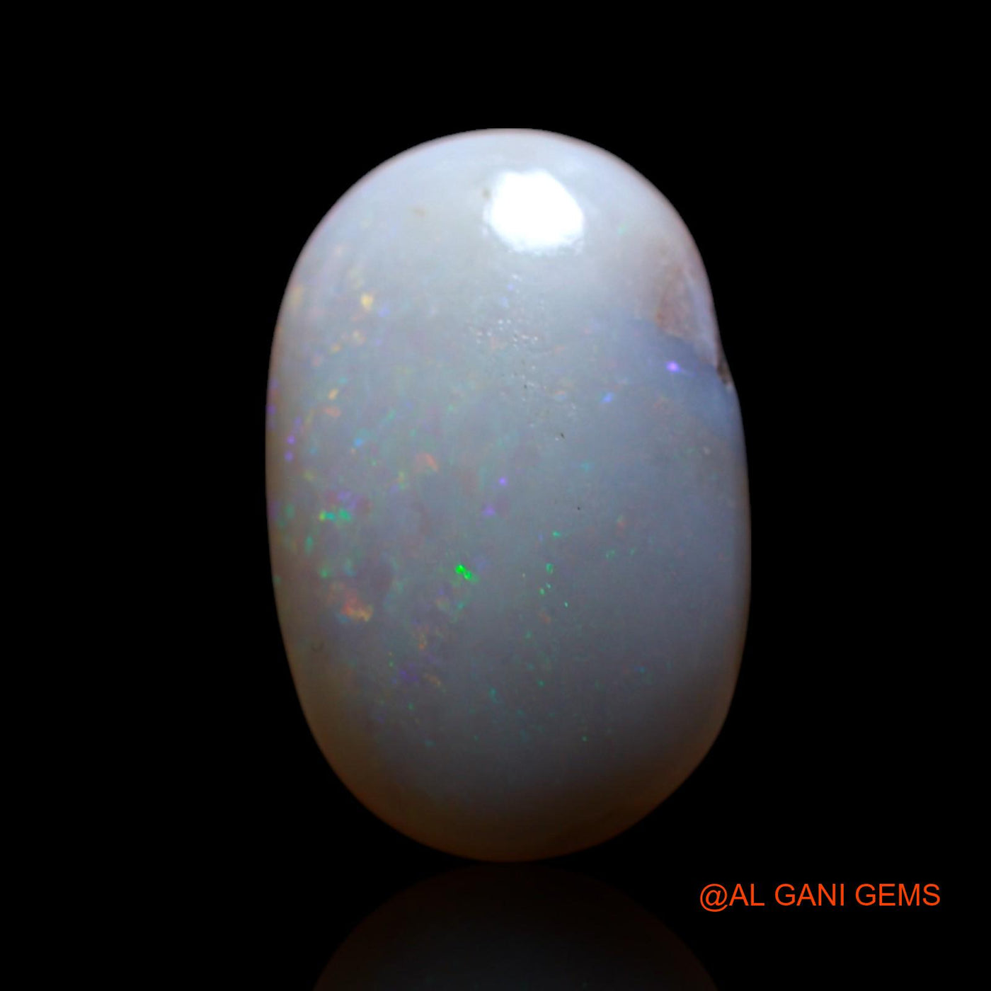 4.50 Cts Natural Australian Fire Opal Loose Gemstone Oval Cabochon 15x10x4 mm AG-572