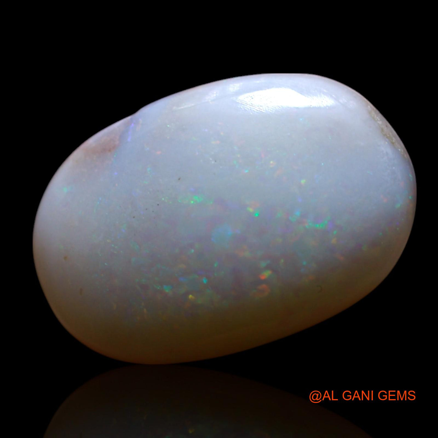 4.50 Cts Natural Australian Fire Opal Loose Gemstone Oval Cabochon 15x10x4 mm AG-572