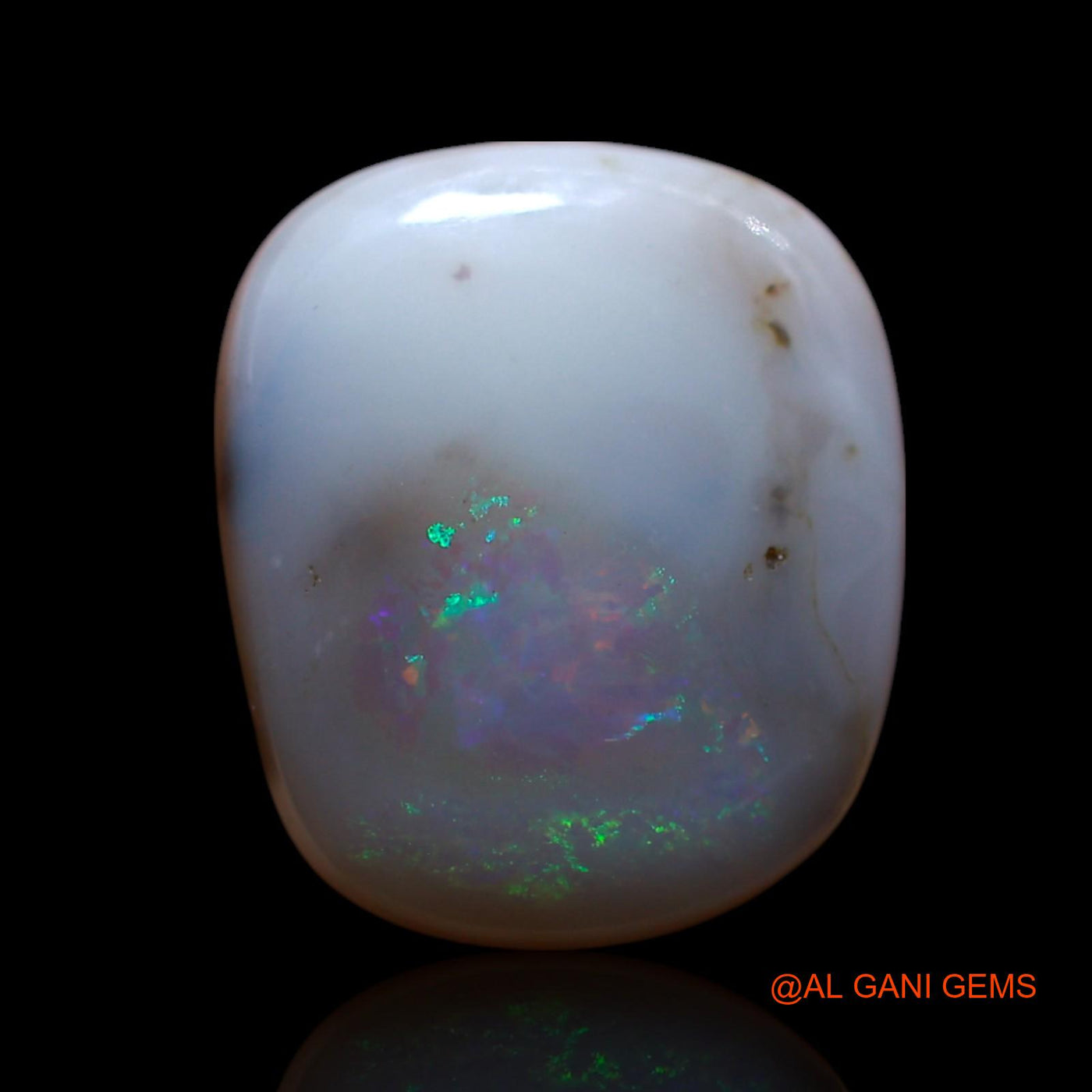 8.00 Cts Natural Australian Fire Opal Loose Gemstone Oval Cabochon 14x12x6 mm AG-573