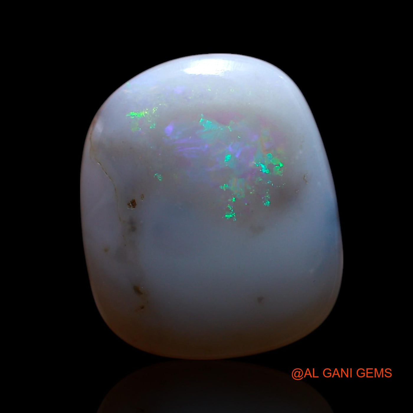 8.00 Cts Natural Australian Fire Opal Loose Gemstone Oval Cabochon 14x12x6 mm AG-573