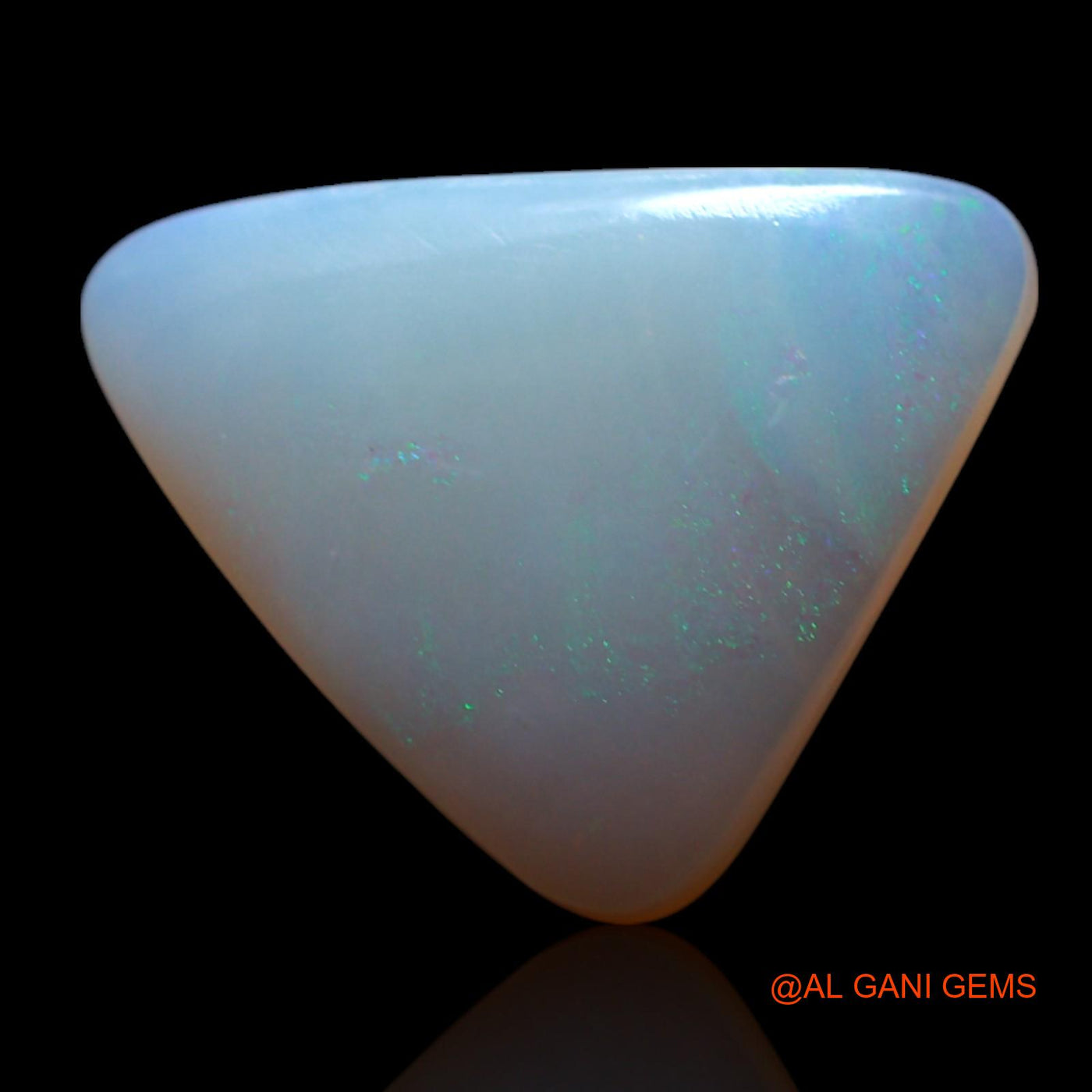3.50 Cts Unheated Australian Fire Opal Loose Gemstone Trillion Cabochon Natural 15x11x3 mm AG-574