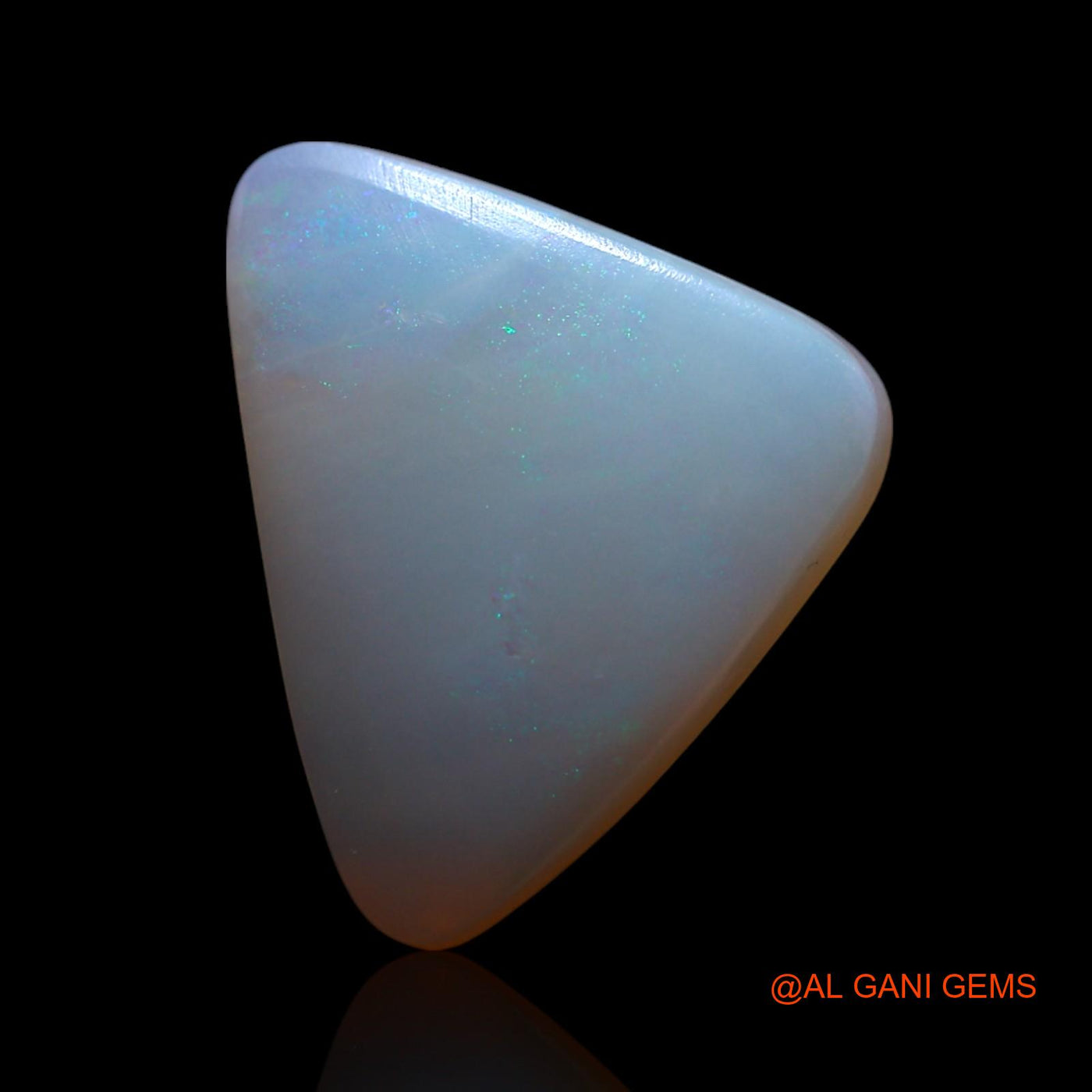 3.50 Cts Unheated Australian Fire Opal Loose Gemstone Trillion Cabochon Natural 15x11x3 mm AG-574