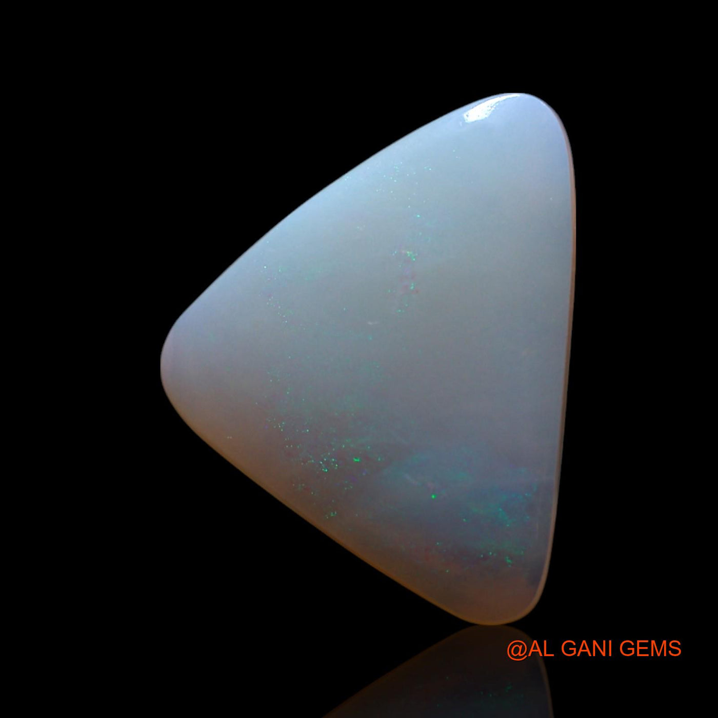 3.50 Cts Unheated Australian Fire Opal Loose Gemstone Trillion Cabochon Natural 15x11x3 mm AG-574