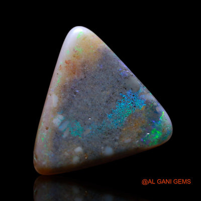 3.50 Cts Unheated Australian Fire Opal Loose Gemstone Trillion Cabochon Natural 14x12x3 mm AG-575