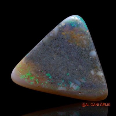 3.50 Cts Unheated Australian Fire Opal Loose Gemstone Trillion Cabochon Natural 14x12x3 mm AG-575