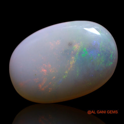 3.50 Cts Natural Australian Fire Opal Loose Gemstone Oval Cabochon 15x10x3 mm AG-576