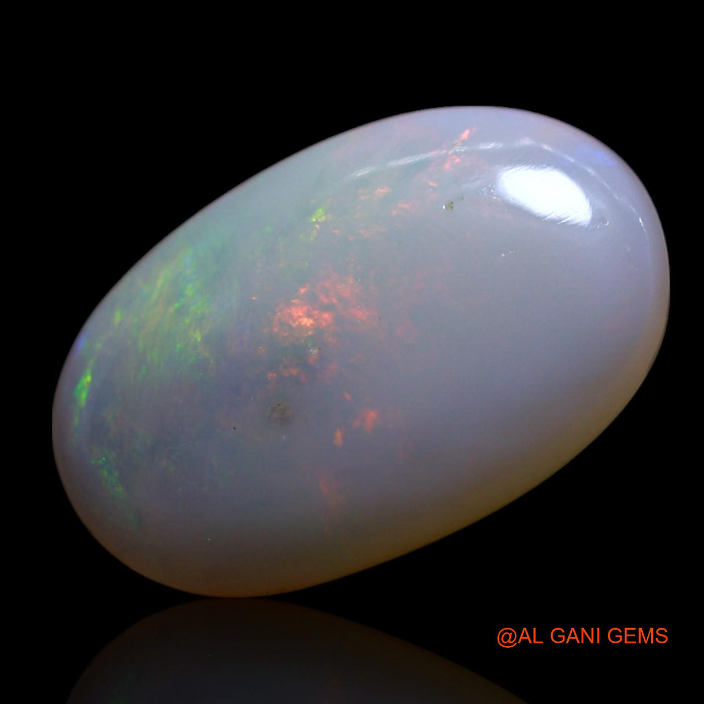 3.50 Cts Natural Australian Fire Opal Loose Gemstone Oval Cabochon 15x10x3 mm AG-576