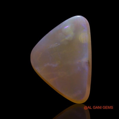 5.00 Cts Natural Australian Fire Opal Trillion Cabochon Loose Gemstone For Jewelry 15x10x5 mm AG-577