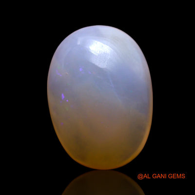 5.00 Cts Unheated Australian Fire Opal Loose Gemstone Oval Cabochon Natural 14x10x6 mm AG-578