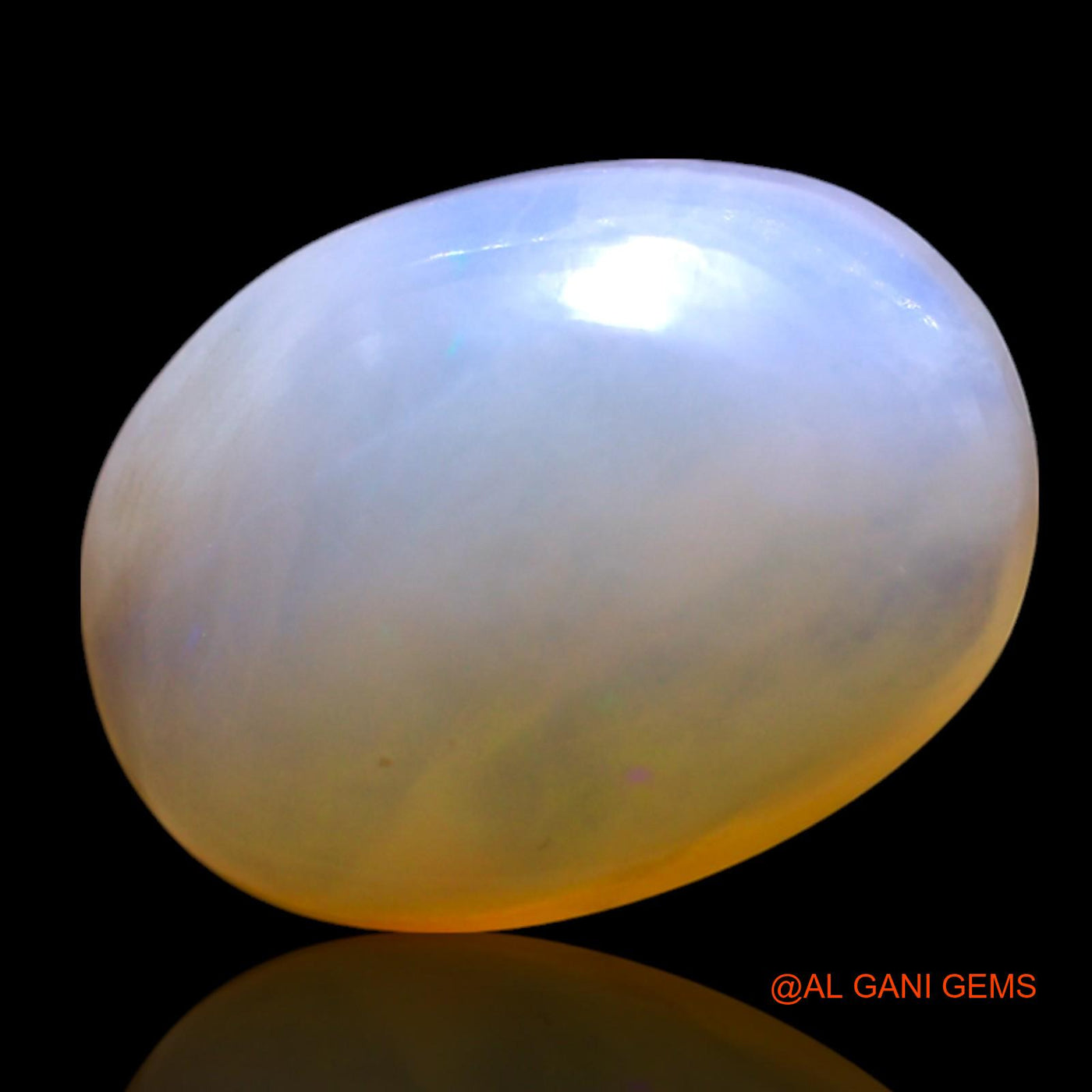 5.00 Cts Unheated Australian Fire Opal Loose Gemstone Oval Cabochon Natural 14x10x6 mm AG-578