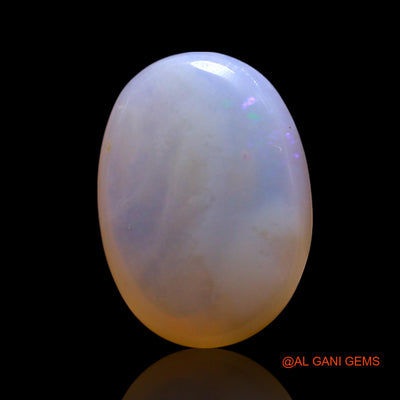 5.00 Cts Unheated Australian Fire Opal Loose Gemstone Oval Cabochon Natural 14x10x6 mm AG-578