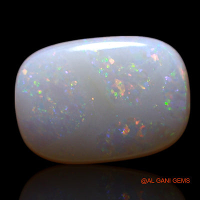 Natural Fire Opal Gemstone 1.50 Cts Loose Oval Cabochon From Australia 11x7x2 mm AG-57
