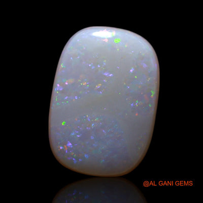 Natural Fire Opal Gemstone 1.50 Cts Loose Oval Cabochon From Australia 11x7x2 mm AG-57