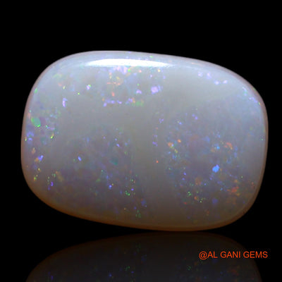 Natural Fire Opal Gemstone 1.50 Cts Loose Oval Cabochon From Australia 11x7x2 mm AG-57