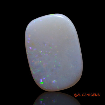 Natural Fire Opal Gemstone 1.50 Cts Loose Oval Cabochon From Australia 11x7x2 mm AG-57