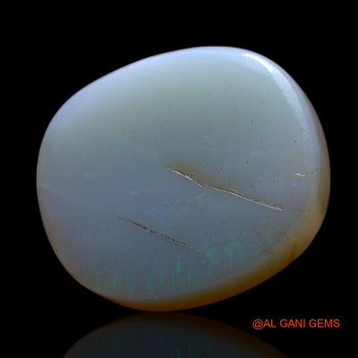 6.00 Cts Natural Australian Fire Opal Loose Gemstone Oval Cabochon 14x12x5 mm AG-580