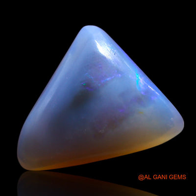 Natural Untreated Fire Opal Loose Gemstone Trillion Cabochon From Australia 3.00 Cts 14x11x4 mm AG-581