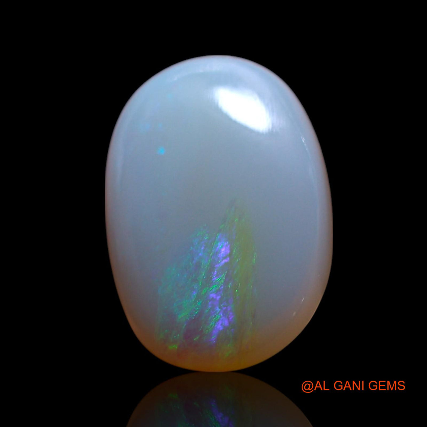4.00 Cts Natural Australian Fire Opal Loose Gemstone Oval Cabochon 14x10x4 mm AG-582