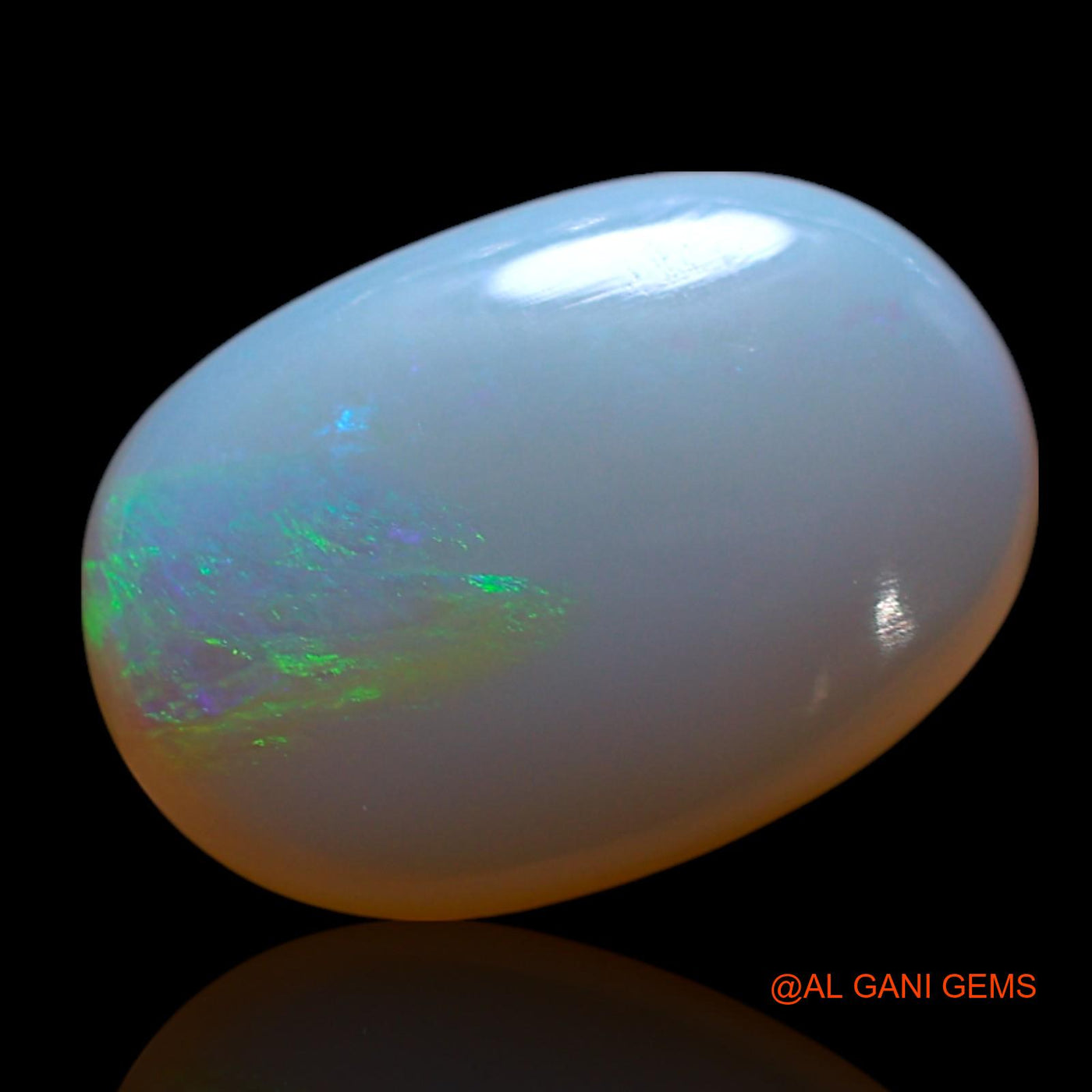 4.00 Cts Natural Australian Fire Opal Loose Gemstone Oval Cabochon 14x10x4 mm AG-582