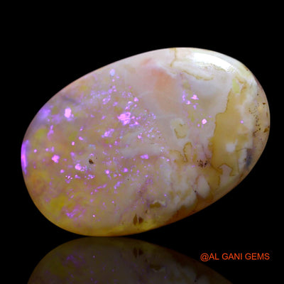 3.00 Cts Natural Australian Fire Opal Loose Gemstone Oval Cabochon 15x10x2 mm AG-583
