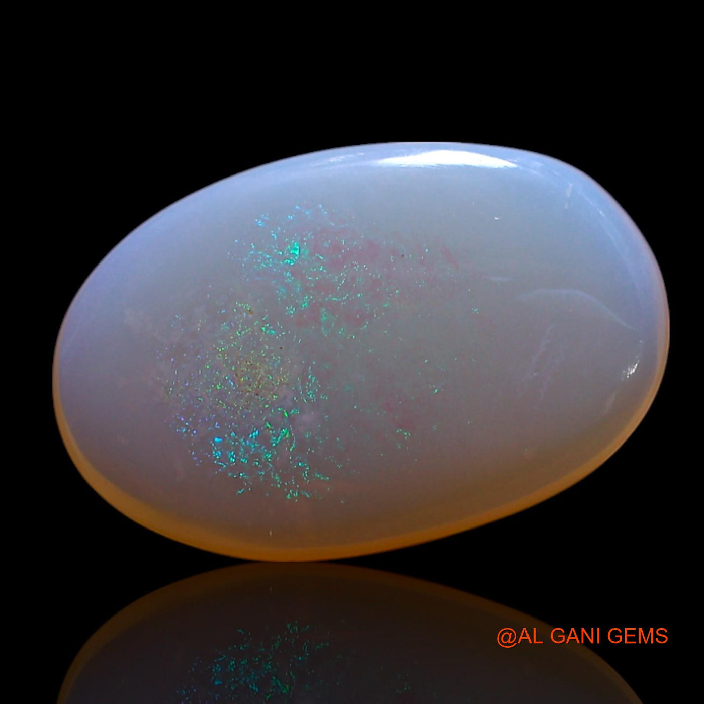 3.00 Cts Natural Australian Fire Opal Loose Gemstone Oval Cabochon 15x10x3 mm AG-584