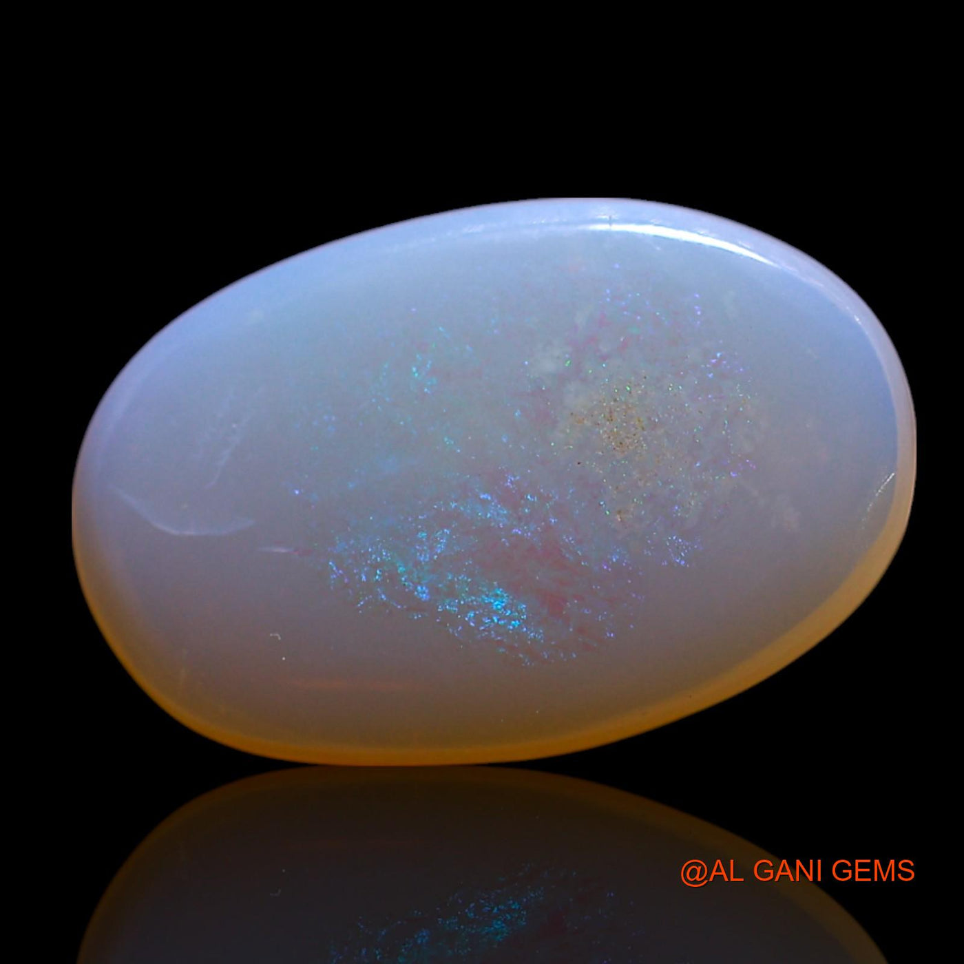 3.00 Cts Natural Australian Fire Opal Loose Gemstone Oval Cabochon 15x10x3 mm AG-584