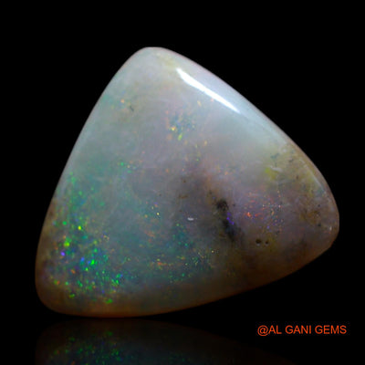3.00 Cts Natural Australian Fire Opal Loose Gemstone Trillion Cabochon 13x12x3 mm AG-585