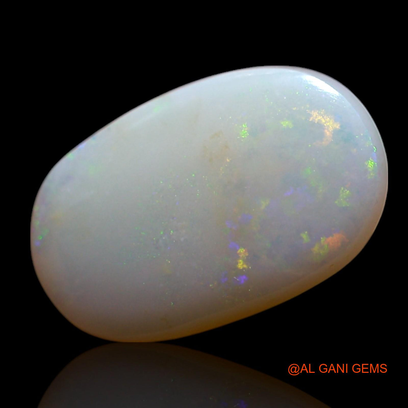 2.00 Cts Natural Australian Fire Opal Loose Gemstone Oval Cabochon 15x9x2 mm AG-586