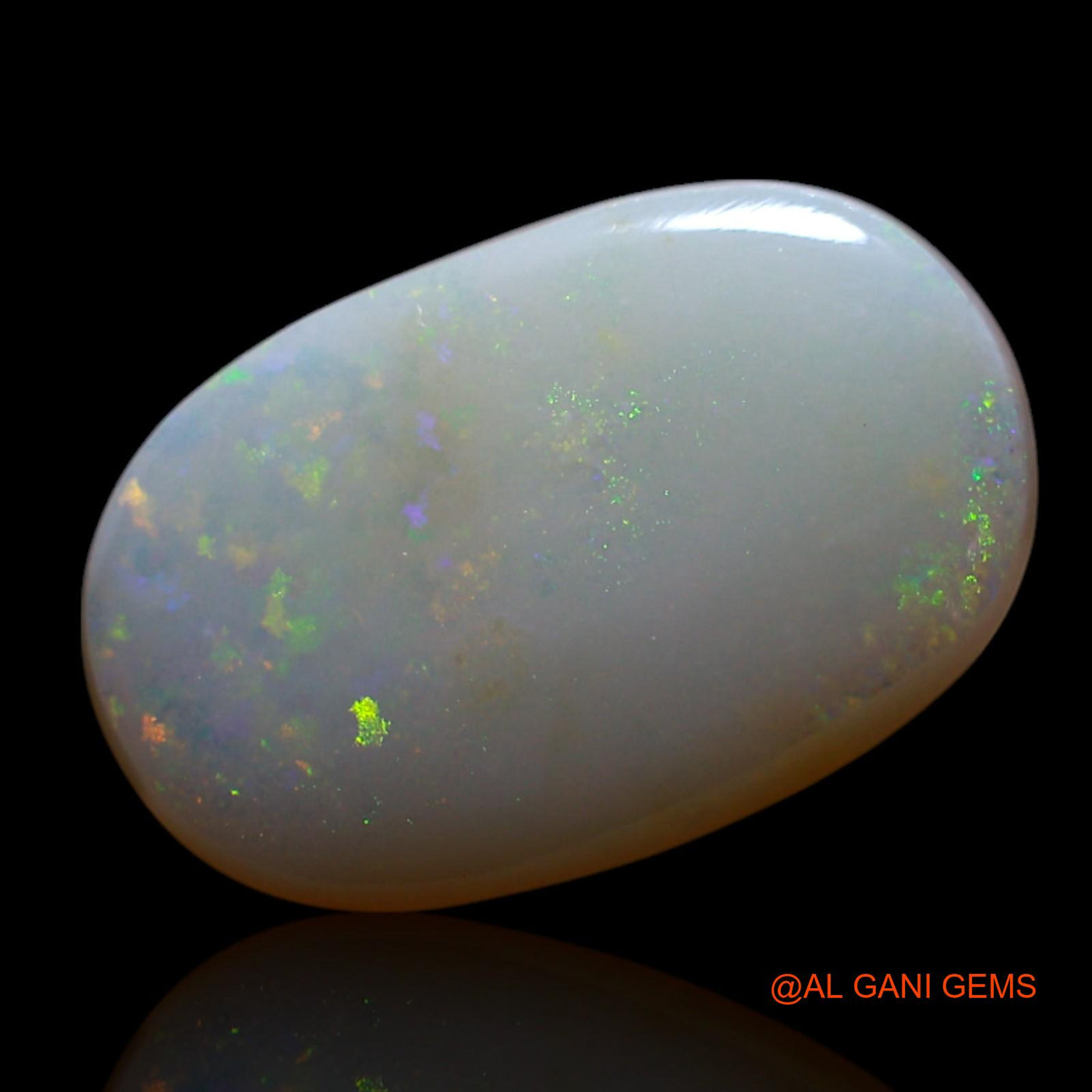 2.00 Cts Natural Australian Fire Opal Loose Gemstone Oval Cabochon 15x9x2 mm AG-586
